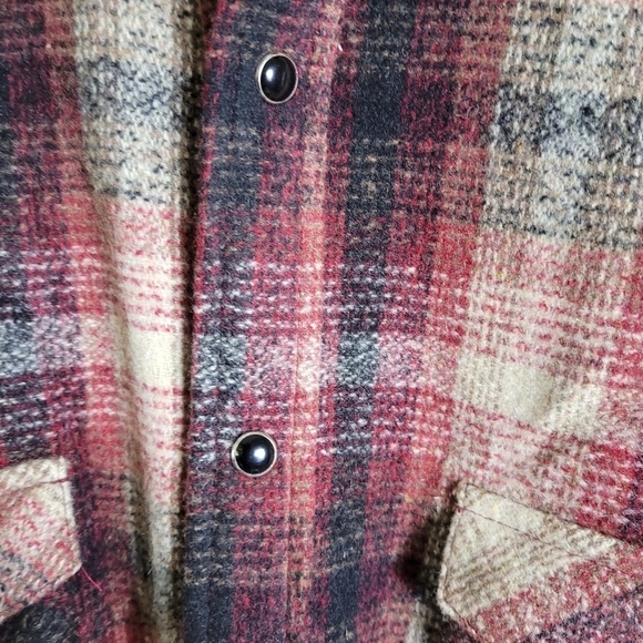 Women Long Sleeve Shirt Button Down Plaid Loose Casual Flannel - Picture 13 of 14